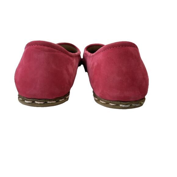 Rare Sabah Hot Pink Suede Loafers Size 40 (US 8.5/9) Excellent Condition Worn 2X - Picture 3 of 7